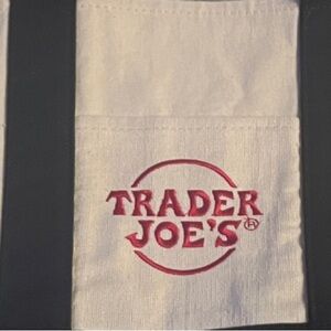 Trader Joe's White Canvas Tote Bag